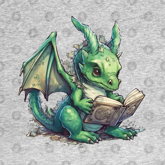 Book Wyrm by TheWombatsDen